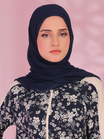 Sporty Blossom Silk Chiffon Scarves